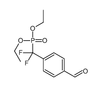 4-[diethoxyphosphoryl(difluoro)methyl]benzaldehyde结构式