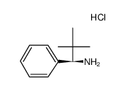 (R)-2,2-dimethyl-1-phenylpropan-1-amine hydrochloride structure