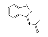 N-benzo[1,2]dithiol-3-ylidene-acetamide结构式