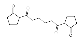 1,6-bis(2-oxocyclopentyl)hexane-1,6-dione Structure