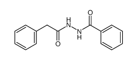 N-benzoyl-N'-phenylacetyl-hydrazine Structure