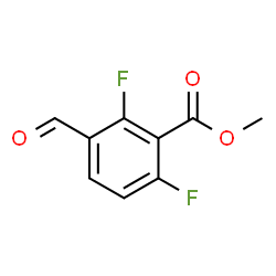 Methyl 2,6-Difluoro-5-formylbenzoate Structure