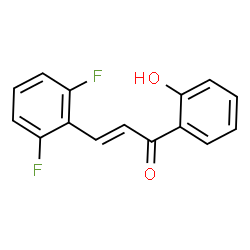 3-(2,6-difluorophenyl)-1-(2-hydroxyphenyl)-2-propen-1-one结构式