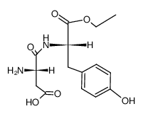 α-L-aspartyl-L-tyrosine ethyl ester Structure