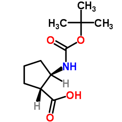 2-BOC-氨基环戊酸结构式