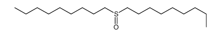 1-nonylsulfinylnonane Structure