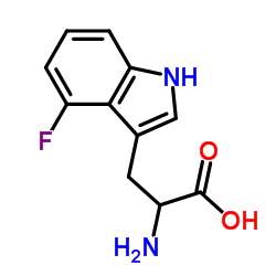 4-Fluorotryptophan structure