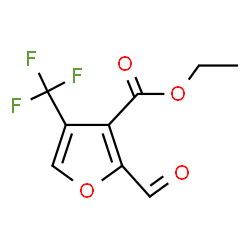 ethyl 2-formyl-4-(trifluoromethyl)furan-3-carboxylate结构式