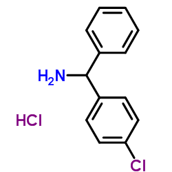 1-(4-氯苯基)-1-苯基甲胺结构式