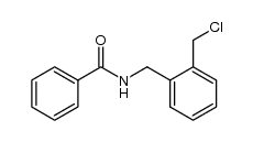 N-(2-chloromethyl-benzyl)-benzamide结构式