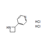 4-(Azetidin-2-yl)pyridine Dihydrochloride Structure