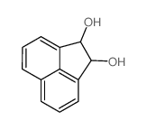 1,2-Acenaphthylenediol,1,2-dihydro-, (1R,2S)-rel- Structure