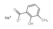 3-METHYLSALICYLIC ACID SODIUM SALT structure