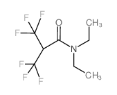 N,N-diethyl-3,3,3-trifluoro-2-(trifluoromethyl)propanamide (en)Propanamide, N,N-diethyl-3,3,3-trifluoro-2-(trifluoromethyl)- (en) Structure