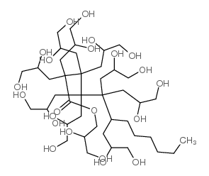 聚甘油-10月桂酸酯结构式