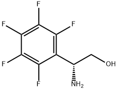 (R)-2-氨基-2-(全氟苯基)乙醇结构式