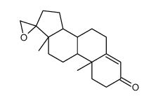 spiro-17-oxiranyl-delta(4)-androsten-3-one结构式