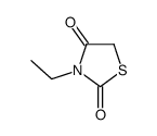 3-Ethyl-1,3-thiazolidine-2,4-dione结构式