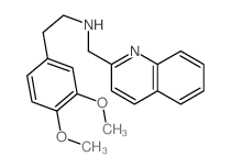 2-(3,4-dimethoxyphenyl)-N-(quinolin-2-ylmethyl)ethanamine Structure