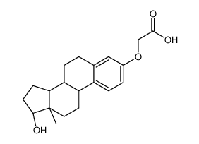 {[(17β)-17-Hydroxyestra-1,3,5(10)-trien-3-yl]oxy}acetic acid结构式