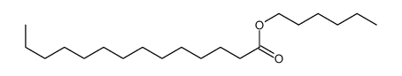 hexyl myristate Structure