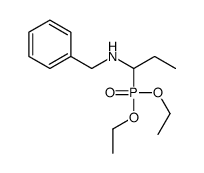 N-benzyl-1-diethoxyphosphorylpropan-1-amine Structure