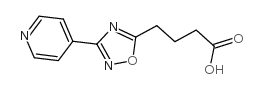 4-(3-pyridin-4-yl-1,2,4-oxadiazol-5-yl)butanoic acid图片