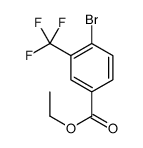 Ethyl 4-bromo-3-(trifluoromethyl)benzoate结构式