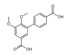 5,6-Dimethoxy-3,4'-biphenyldicarboxylic acid结构式