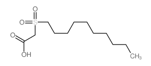 2-decylsulfonylacetic acid structure