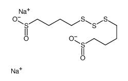 disodium,4-(4-sulfinatobutyltrisulfanyl)butane-1-sulfinate Structure