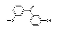 (3-hydroxyphenyl)(3-methoxyphenyl)methanone Structure