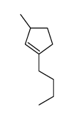 1-butyl-3-methylcyclopentene结构式