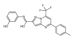 N-(3-hydroxyphenyl)-5-(4-methylphenyl)-7-(trifluoromethyl)pyrazolo[1,5-a]pyrimidine-2-carboxamide Structure