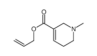 prop-2-enyl 1-methyl-3,6-dihydro-2H-pyridine-5-carboxylate Structure