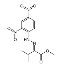 methyl 2-[(2,4-dinitrophenyl)hydrazinylidene]-3-methylbutanoate结构式