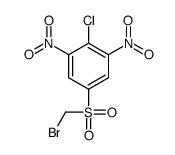 5-(bromomethylsulfonyl)-2-chloro-1,3-dinitrobenzene Structure