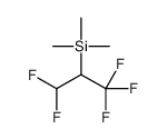 trimethyl(1,1,1,3,3-pentafluoropropan-2-yl)silane Structure