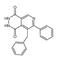 8-benzyl-7-phenyl-2,3-dihydro-pyrido[3,4-d]pyridazine-1,4-dione结构式