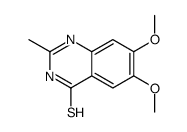 6,7-dimethoxy-2-methyl-1H-quinazoline-4-thione Structure