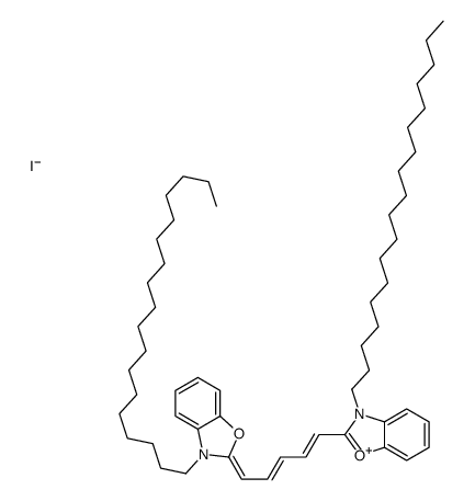 3,3'-dioctadecyloxacarbocyanine Structure