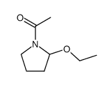 Pyrrolidine, 1-acetyl-2-ethoxy- (9CI)结构式