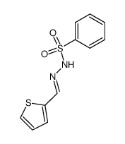 thiophene-2-carbaldehyde benzenesulfonylhydrazone Structure