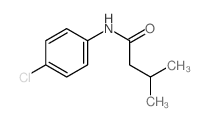 N-(4-chlorophenyl)-3-methyl-butanamide Structure