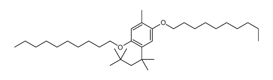 1,4-didecoxy-2-methyl-5-(2,4,4-trimethylpentan-2-yl)benzene Structure