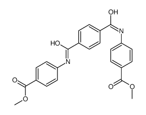 methyl 4-[[4-[(4-methoxycarbonylphenyl)carbamoyl]benzoyl]amino]benzoate结构式