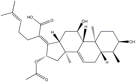 (4α,13α,14β,17Z)-16β-Acetoxy-3α,11α-dihydroxy-18,29-dinordammara-7,17(20),24-trien-21-oic acid picture