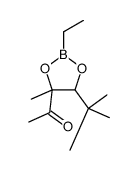 Ethanone, 1-[5-(1,1-dimethylethyl)-2-ethyl-4-methyl-1,3,2-dioxaborolan-4-yl]- picture