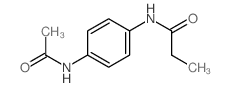 Propanamide, N-[4- (acetylamino)phenyl]- Structure
