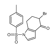 5-Bromo-1-tosyl-4,5,6,7-tetrahydro-1H-indol-4-one Structure